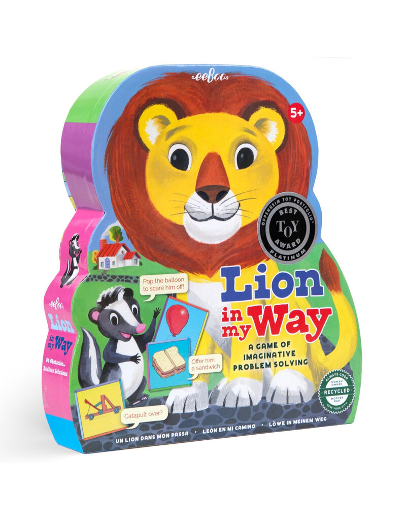 Eeboo Lion in My Way Shaped Game 5y+