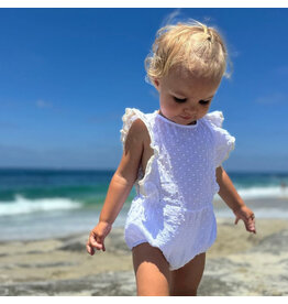 Vignette White Megan Bubble Romper