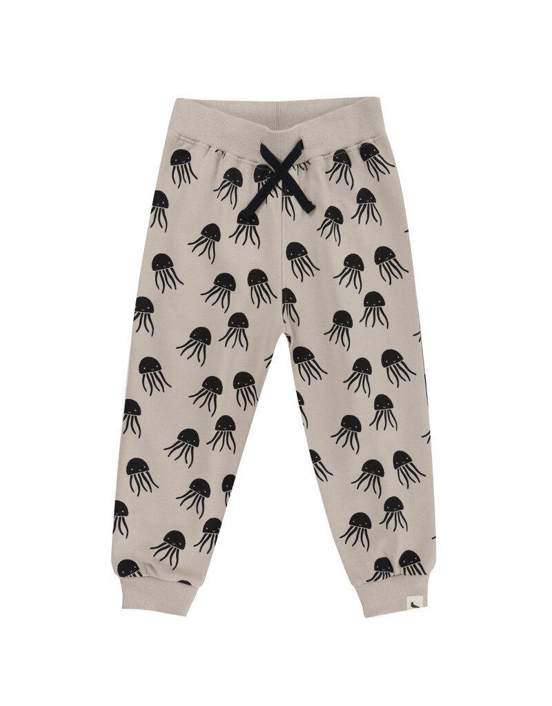 Turtledove London Jellyfish Print Organic Joggers