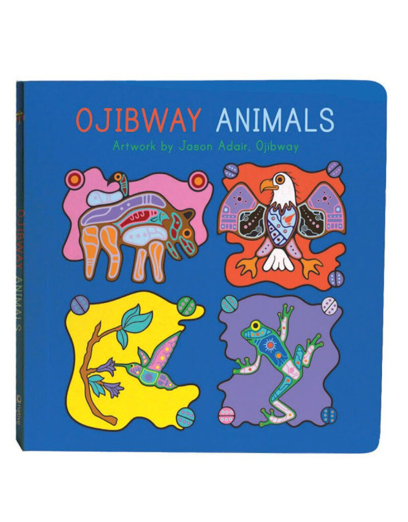 Native Northwest Ojibway Animals Board Book