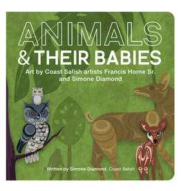 Native Northwest Animals & Their Babies Board Book