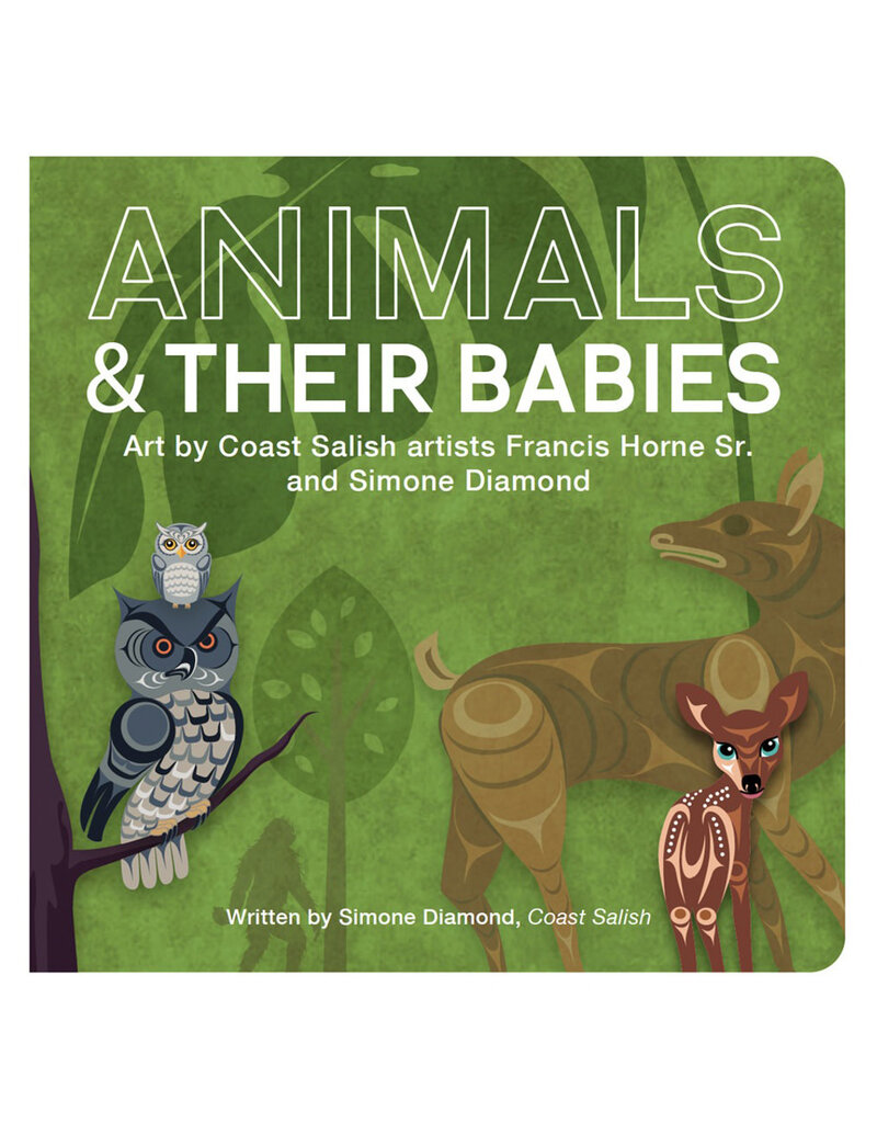 Native Northwest Animals & Their Babies Board Book