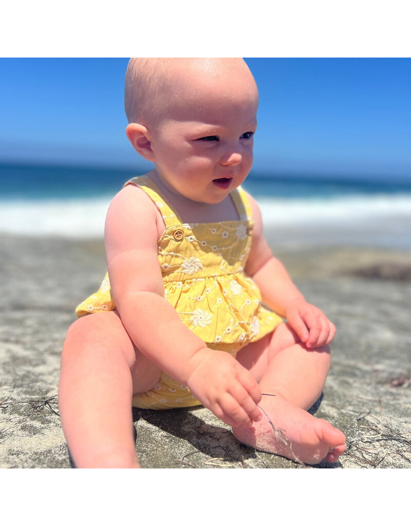 Vignette Dandelion Eyelet Hazel Bubble Romper