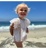 Vignette Pink Stripe Miranda Bubble Romper