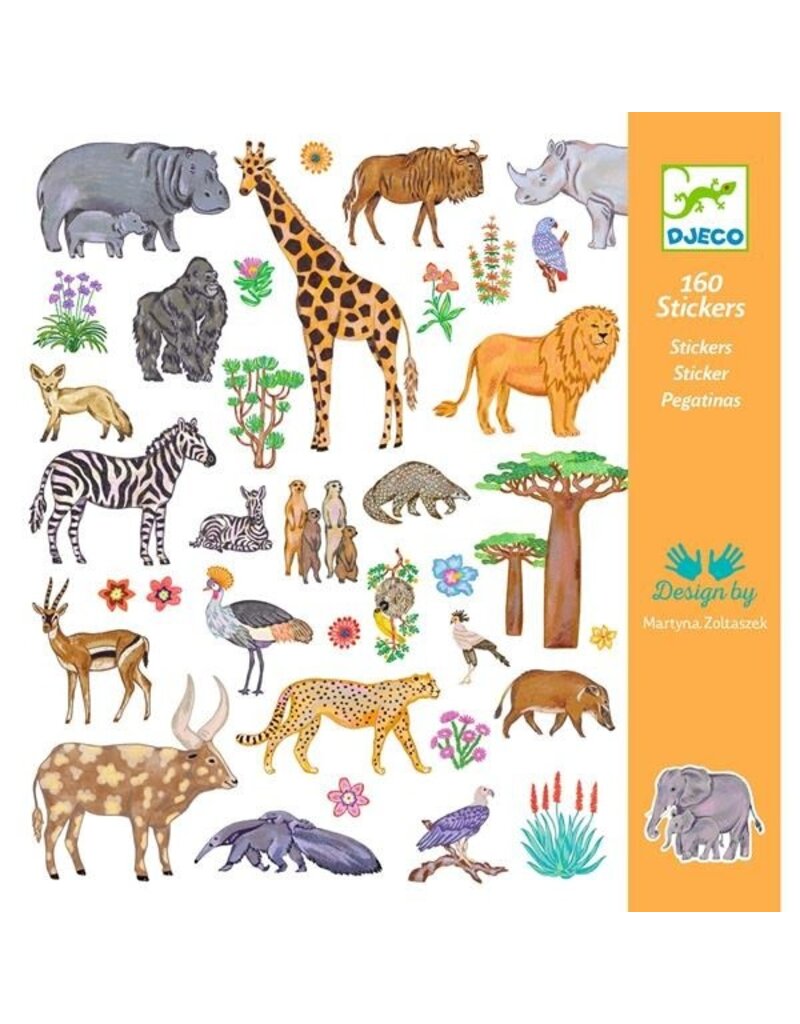 Djeco Stickers - Kenya