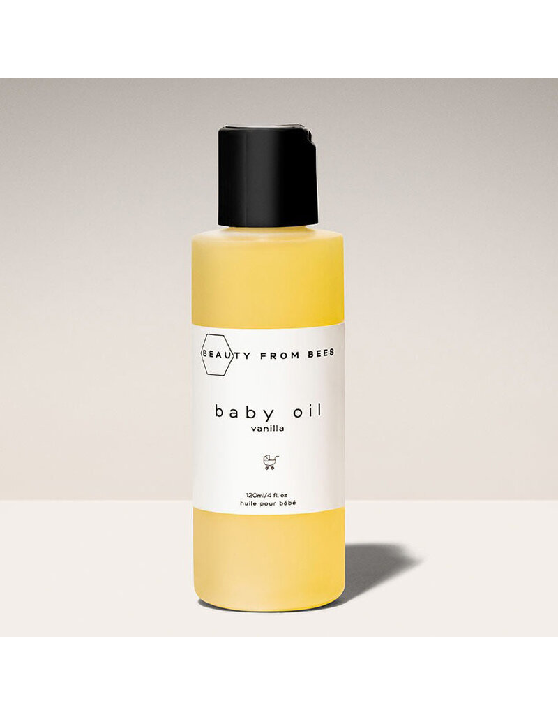 Beauty From Bees Vanilla Baby Oil 4 fl.oz