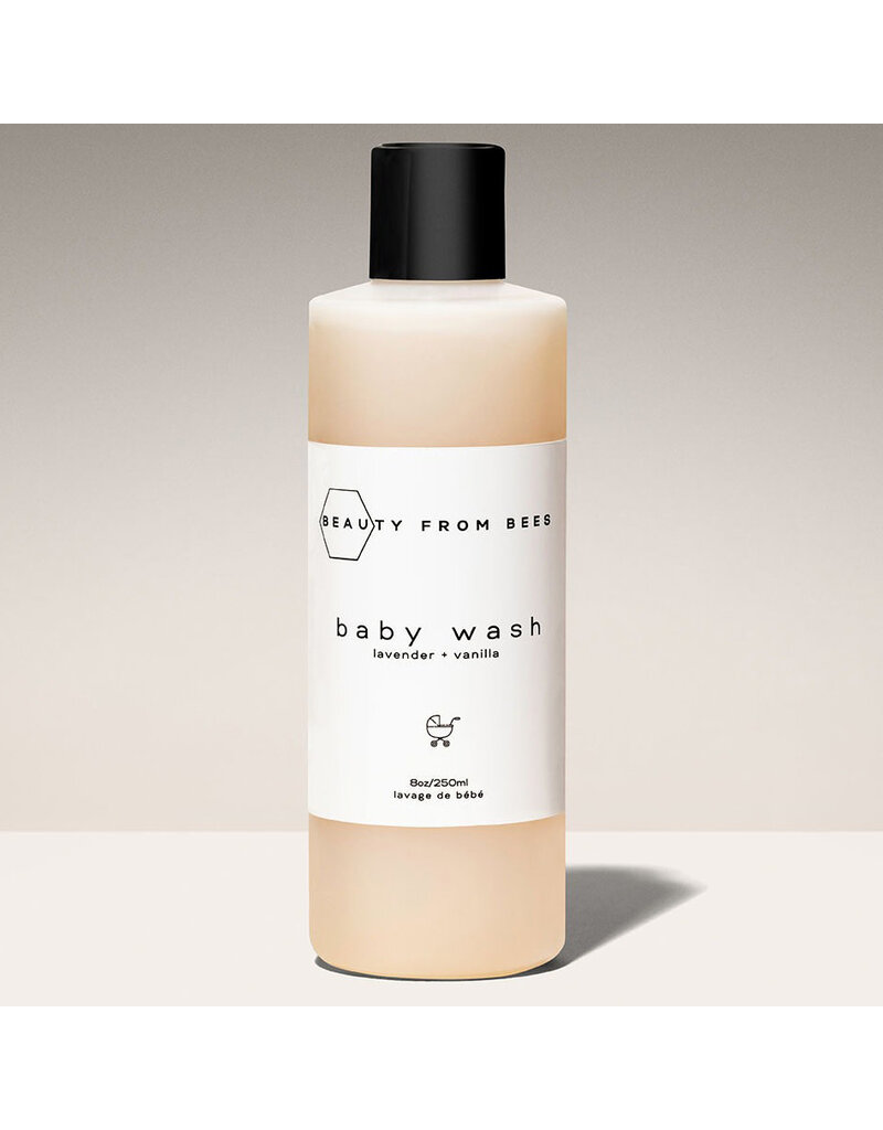 Beauty From Bees Lavender & Vanilla Baby Shampoo &  Body Wash 8 fl.oz
