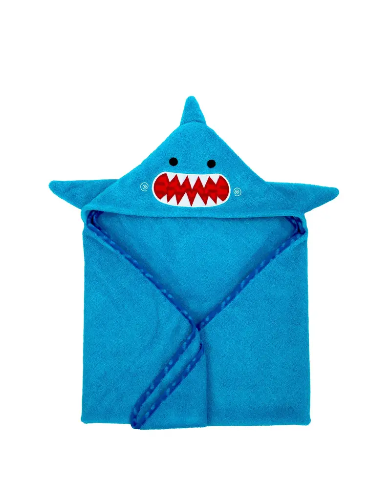 Zoocchini Baby Sherman the Shark Hooded Towel