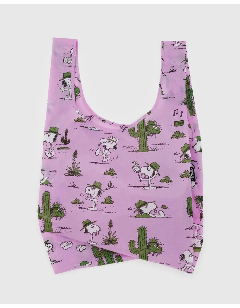 Baggu Peanuts: Pink Spike Reusable Bag