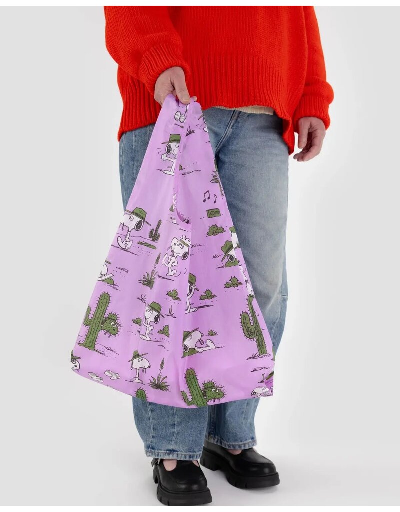 Baggu Peanuts: Pink Spike Reusable Bag