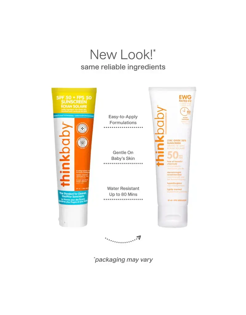 Thinkbaby Baby Sunscreen SPF50+ 3oz