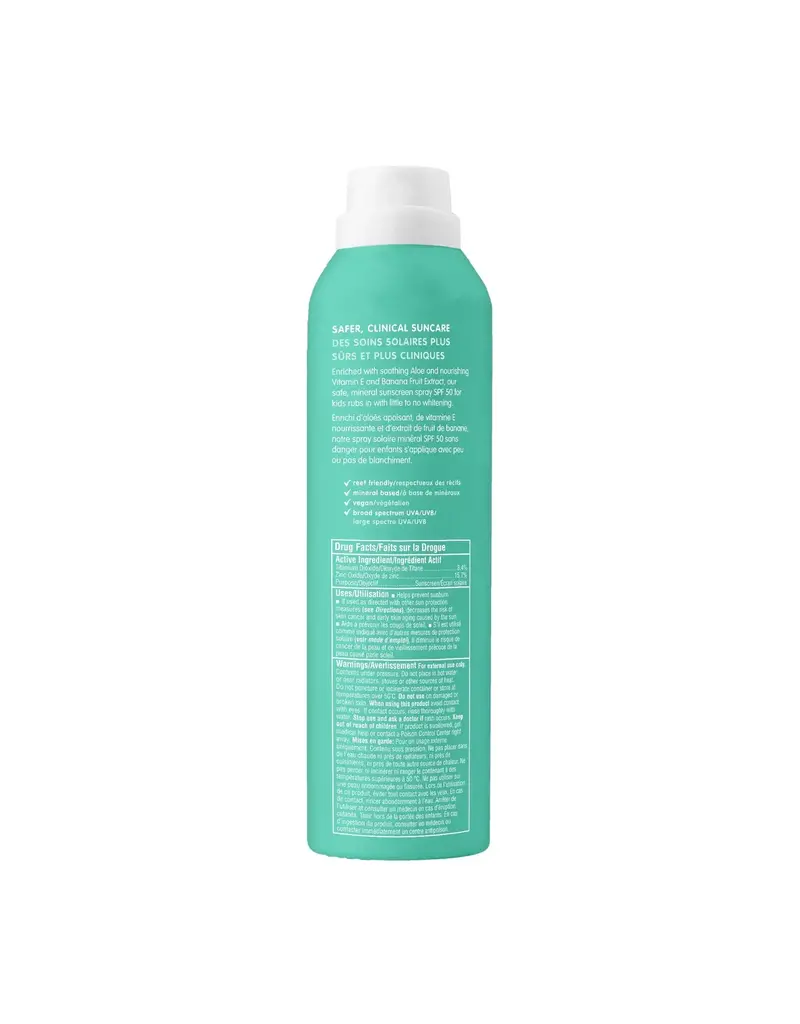 Kids Clear Zinc Sunscreen Spray SPF 50 177ml