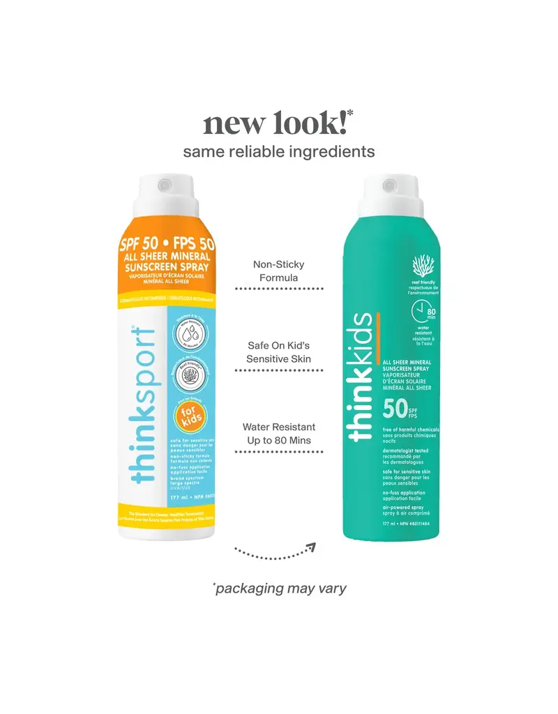 Think Kids Clear Zinc Sunscreen Spray SPF 50