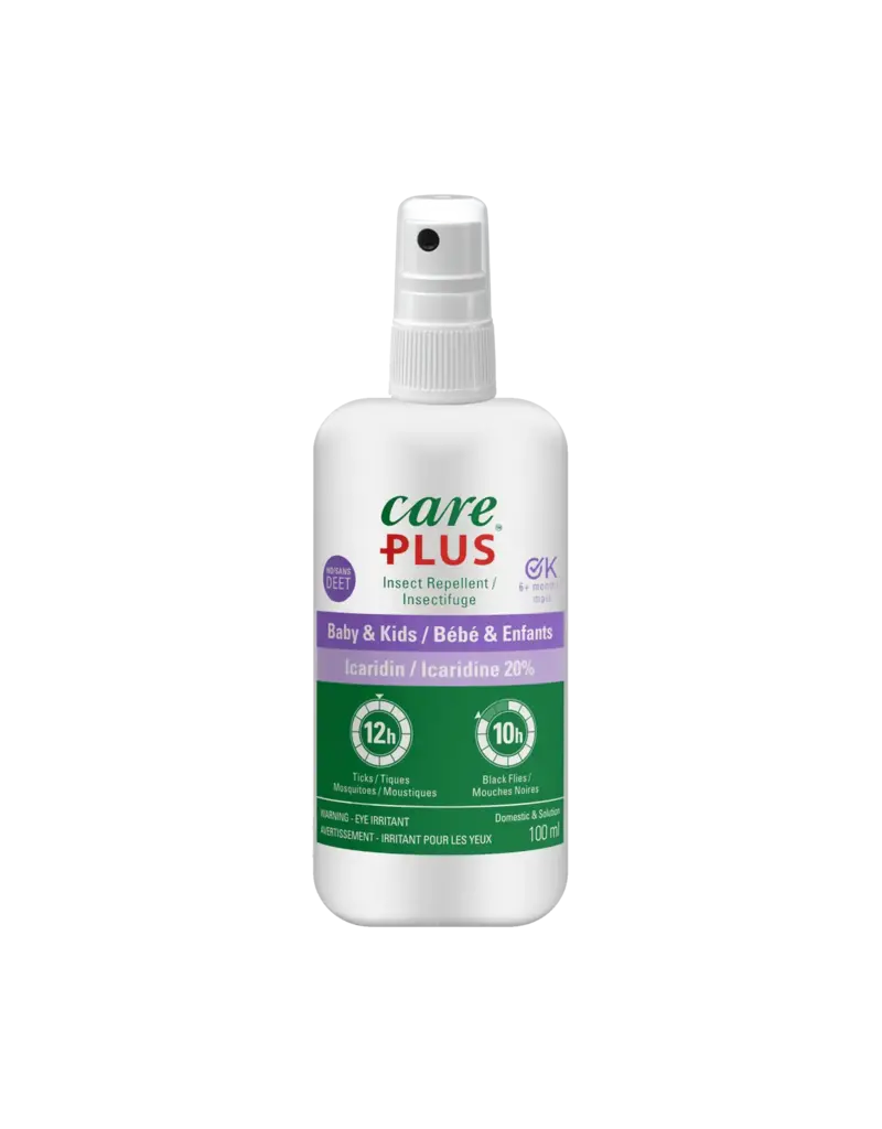 Care Plus® Insect Repellent - Icaridin Spray Kids and Baby - 100ml