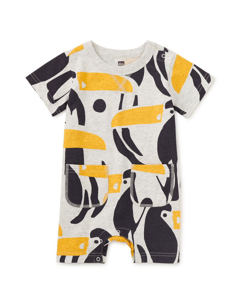 Tea Collection Toucan Cut Baby Romper