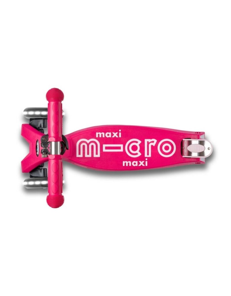 Micro Kickboard Micro Maxi LED Scooter, Pink
