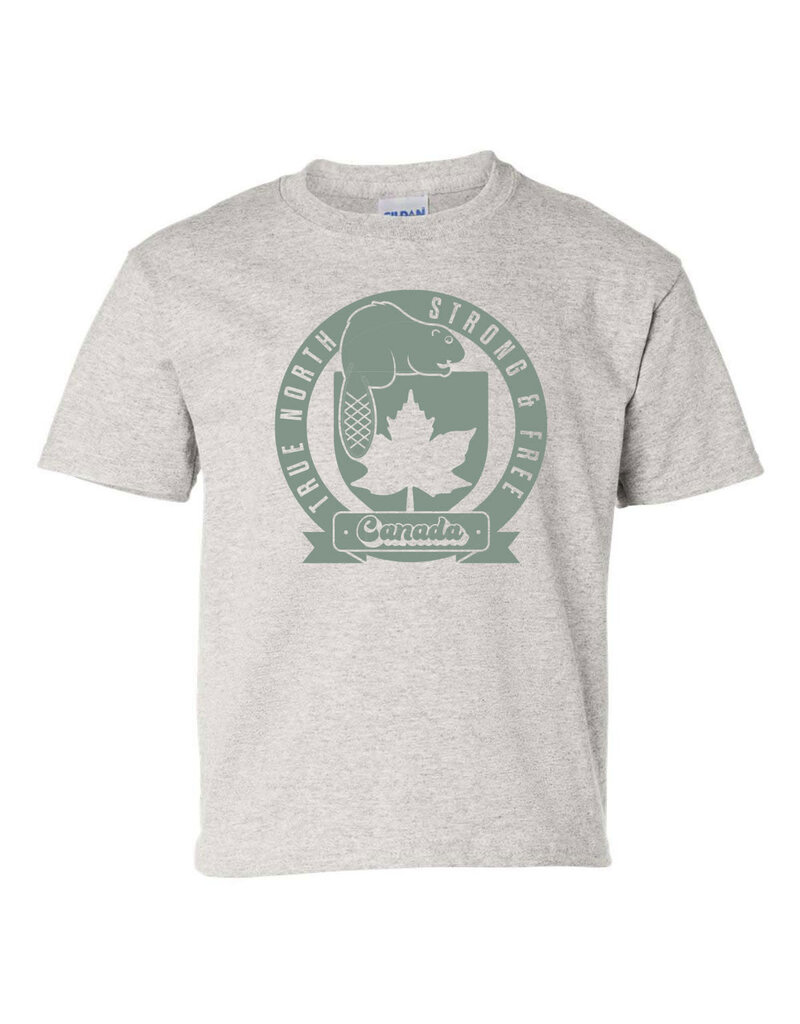 True North Canada Tee, Light Grey,