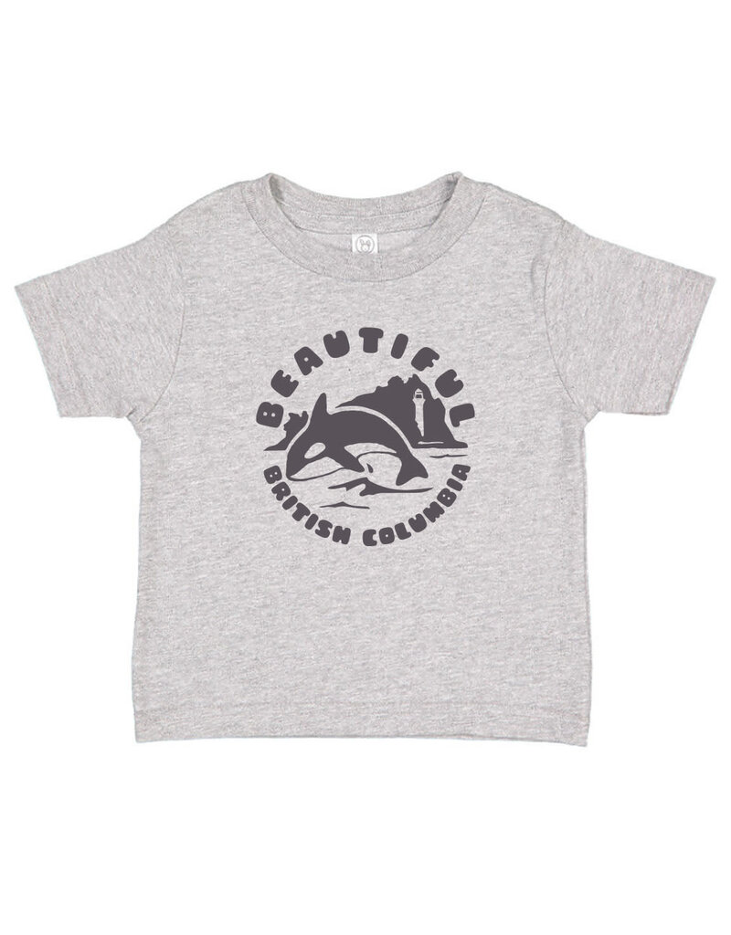 True North Beautiful BC Tee, Light Grey