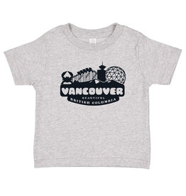 True North Vancouver BC Tee, Light Grey