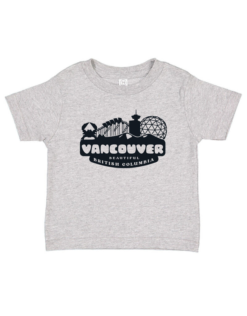 True North Vancouver BC Tee, Light Grey