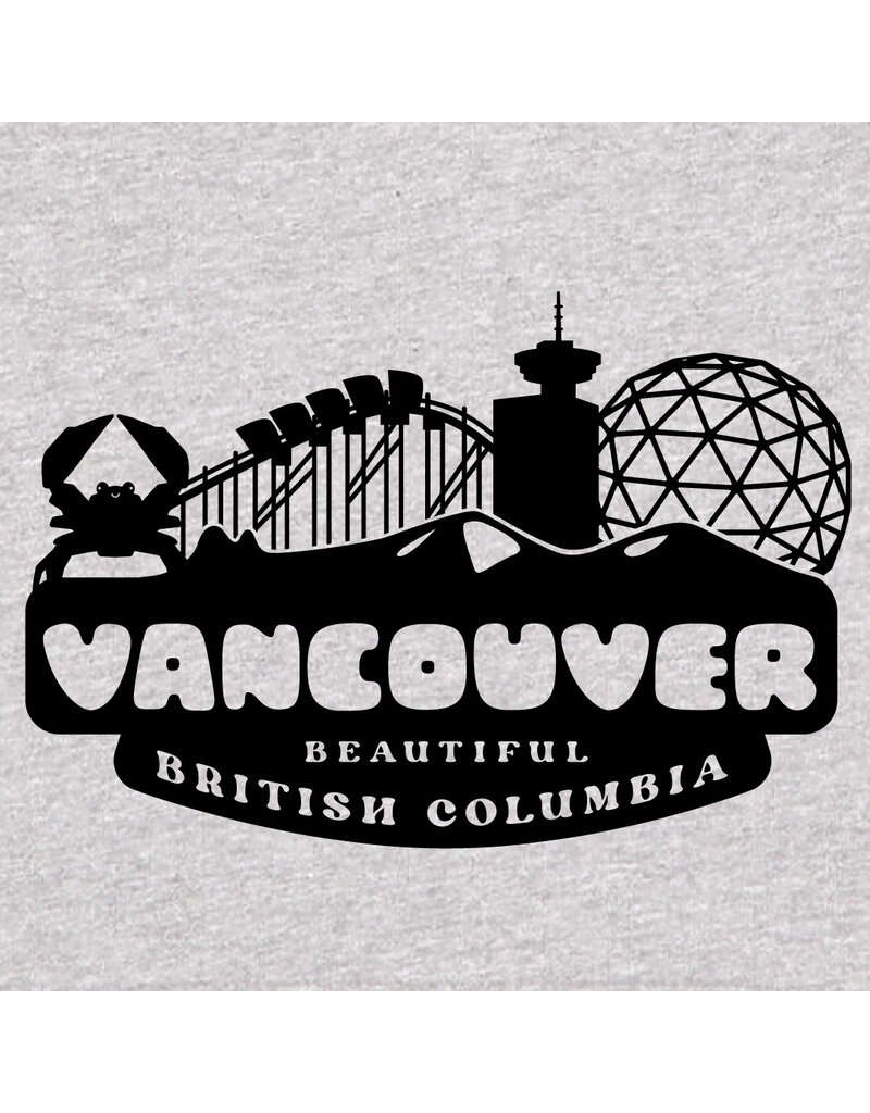 True North Vancouver BC Tee, Light Grey