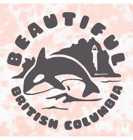 True North Beautiful BC Tee, Pink Tie Dye