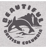 True North Beautiful BC Tee, Light Grey