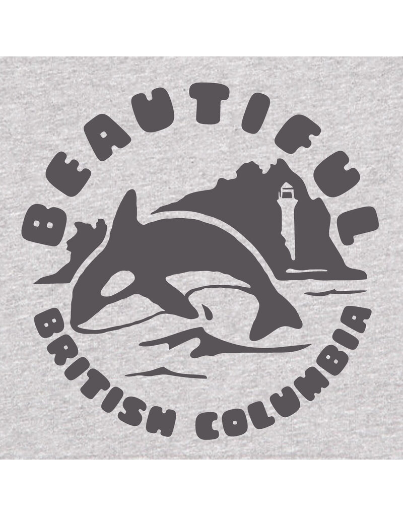 True North Beautiful BC Tee, Light Grey