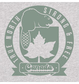 True North Canada Tee, Light Grey,
