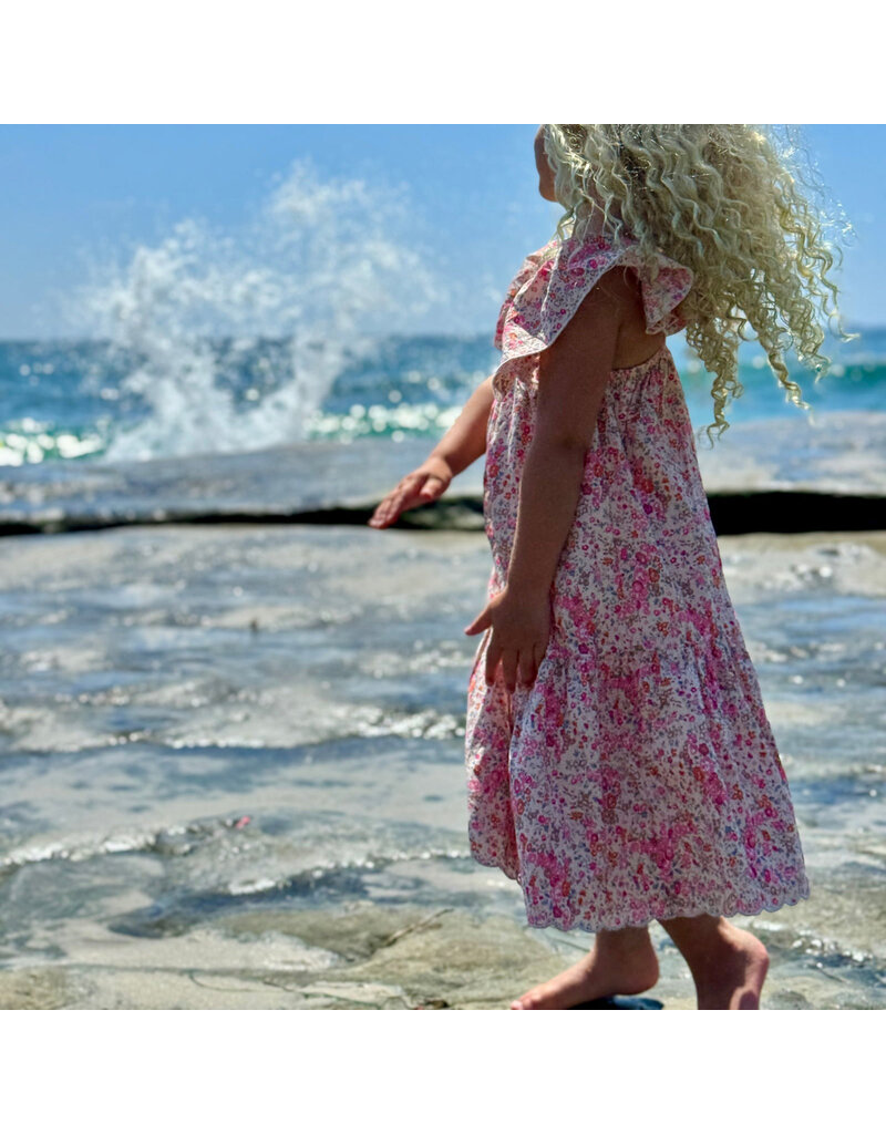 Vignette Pink Floral Joplin Dress