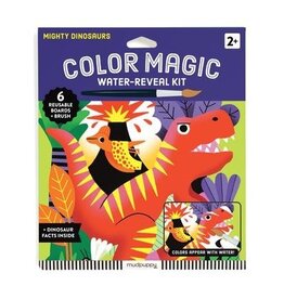 Mudpuppy Mighty Dinosaurs Color Magic Water-Reveal Kit, 2y+