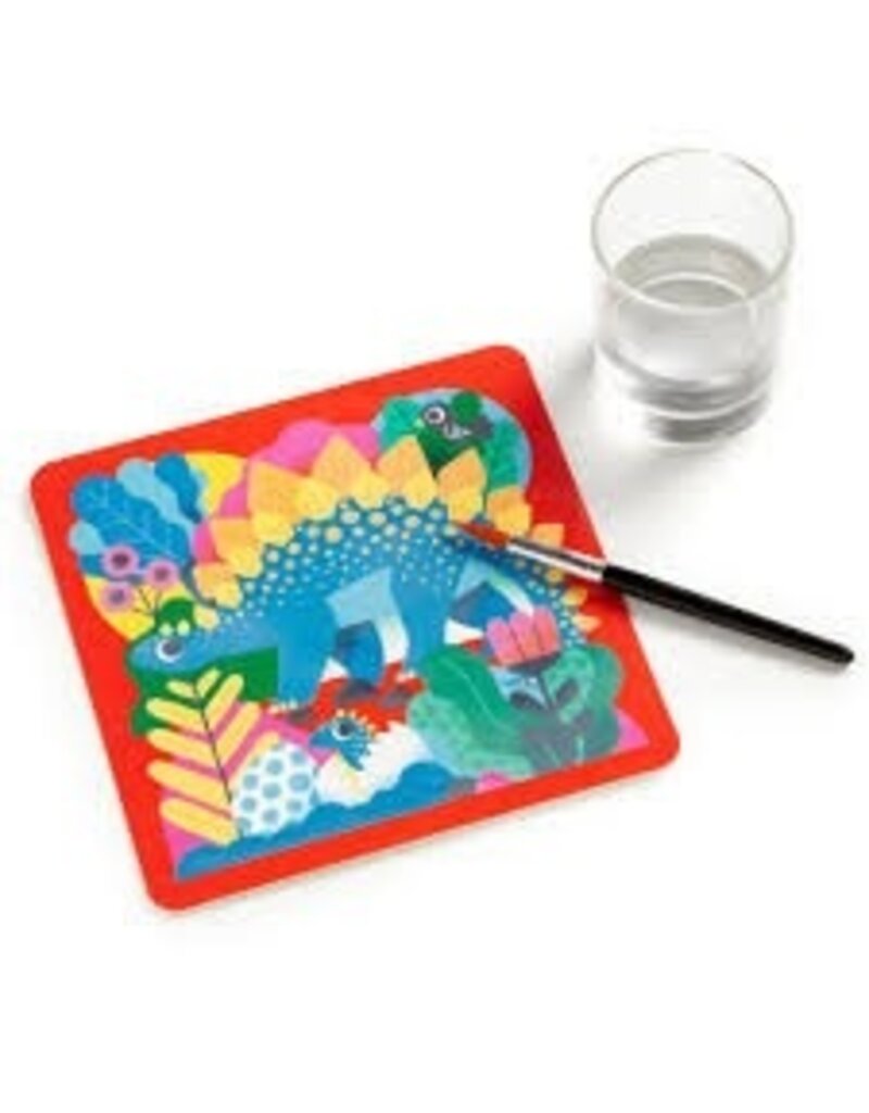 Mudpuppy Mighty Dinosaurs Color Magic Water-Reveal Kit