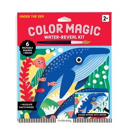 Mudpuppy Under the Sea Color Magic Water-Reveal Kit, 2y+