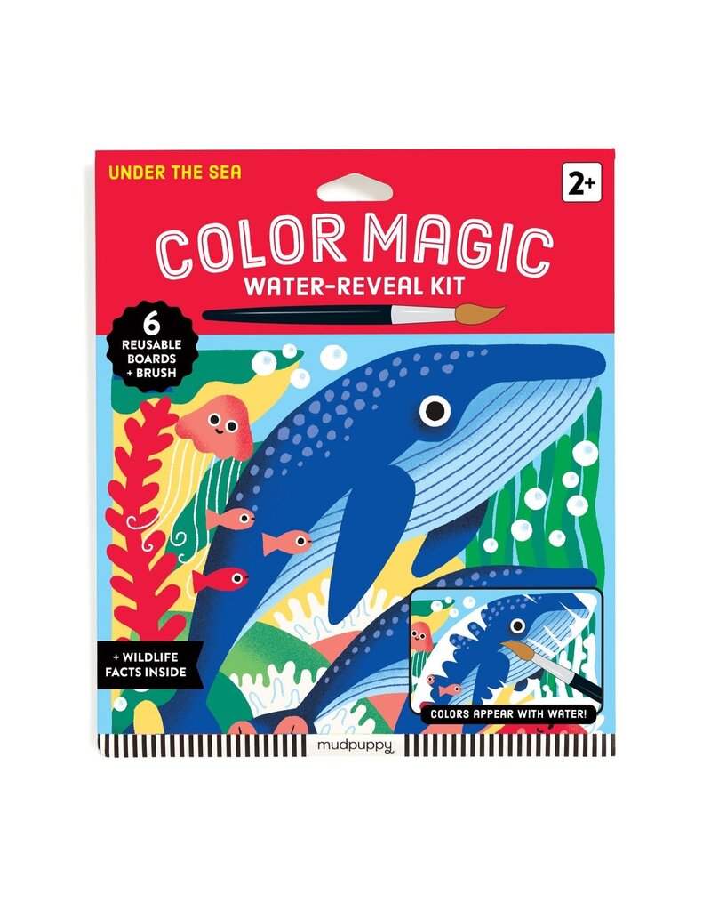 Mudpuppy Under the Sea Color Magic Water-Reveal Kit