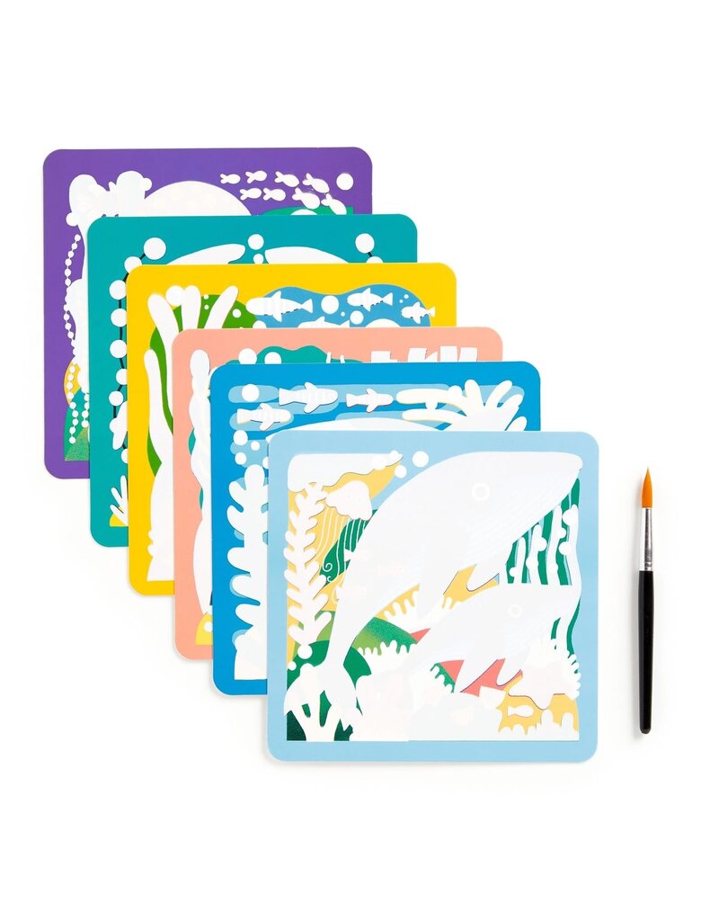 Mudpuppy Under the Sea Color Magic Water-Reveal Kit