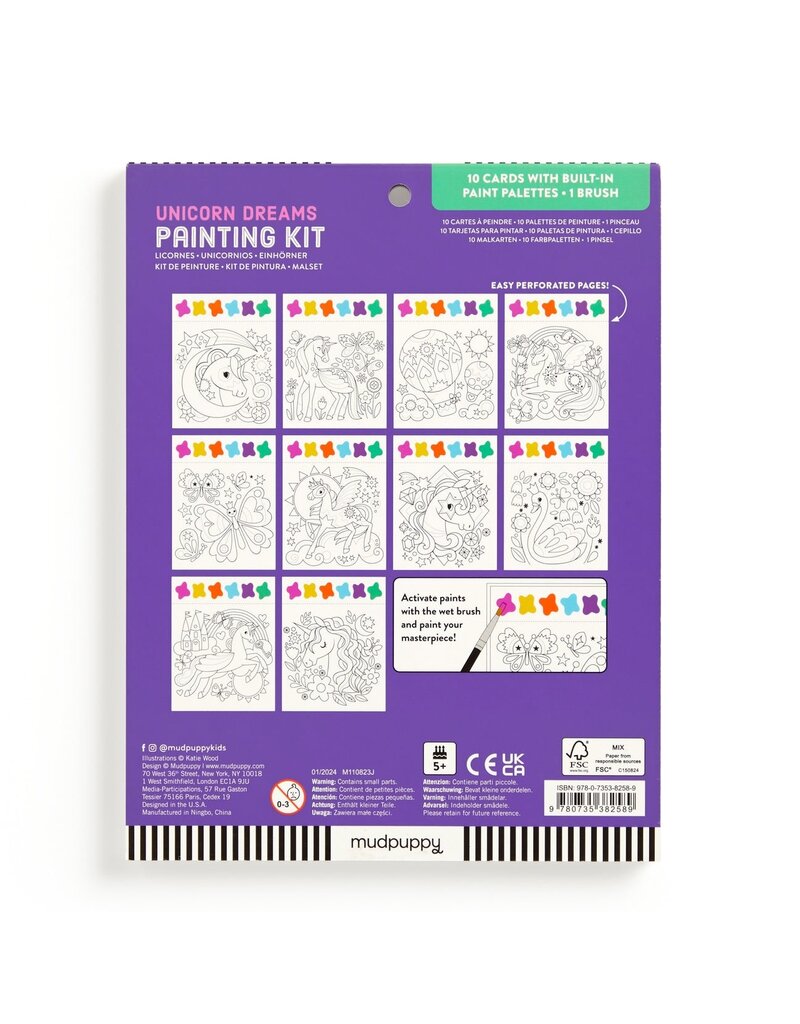 Mudpuppy Unicorn Dreams Painting Kit