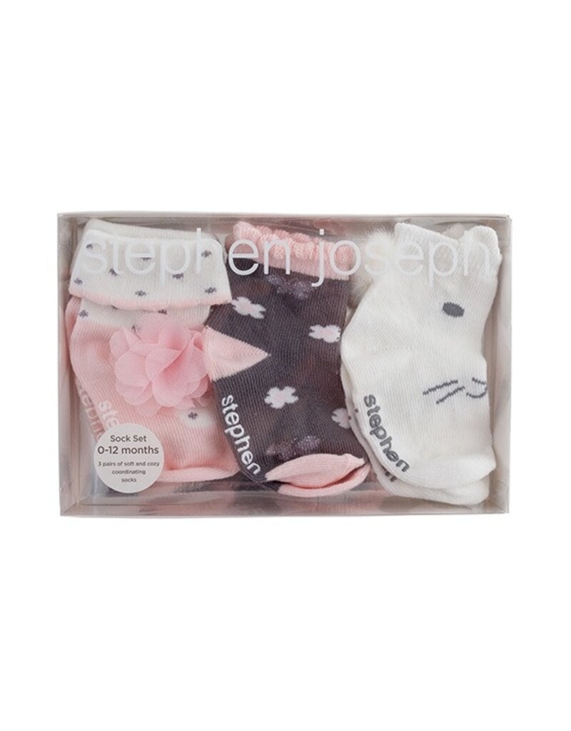 Sock Set Bunny (0-12m)