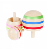 Wooden Spinning, Tops Set of 3