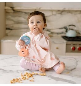Loulou Lollipop Long Sleeve Waterproof Bib - Seashells