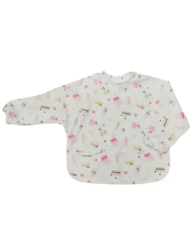 Loulou Lollipop Long Sleeve Waterproof Bib - Sweet Treats