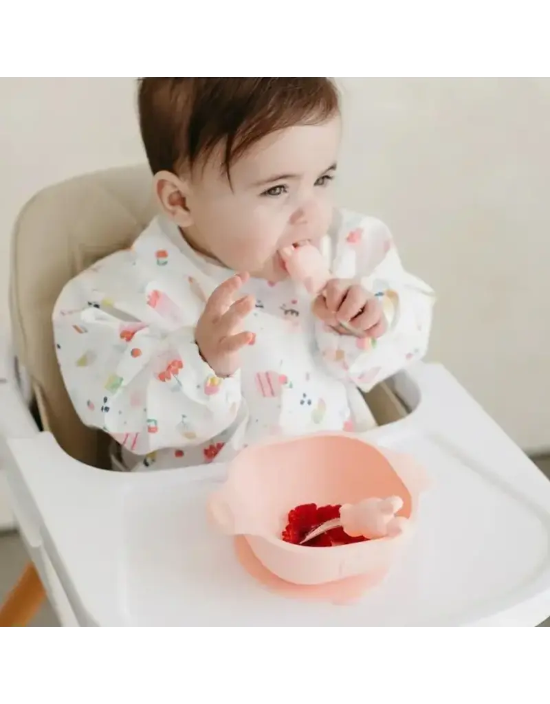 Loulou Lollipop Long Sleeve Waterproof Bib - Sweet Treats