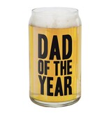 Dad of the Year Beer Can Glass