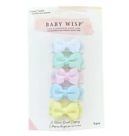 Baby Wisp Tuxedo Bow Clip 5pk Baby Shower