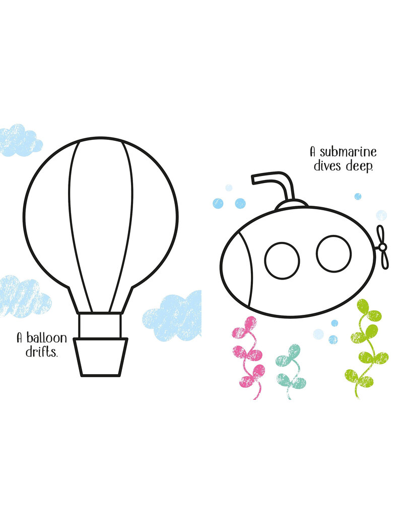 Usborne First Colouring Things That Go