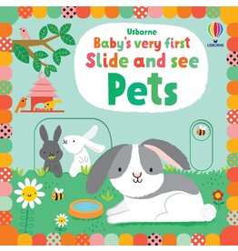 Usborne Baby's Very First Slide And See Pets Board Book, 6m+