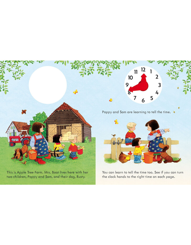 Usborne Poppy And Sam's Telling The Time Board Book