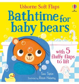 Usborne Bathtime For Baby Bears Soft Flap Book, 6m+