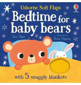 Usborne Bedtime For Baby Bears Soft Flap Book, 6m+