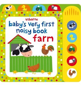 Usborne Baby's Very First Noisy Book: Farm Board Book, 12m+
