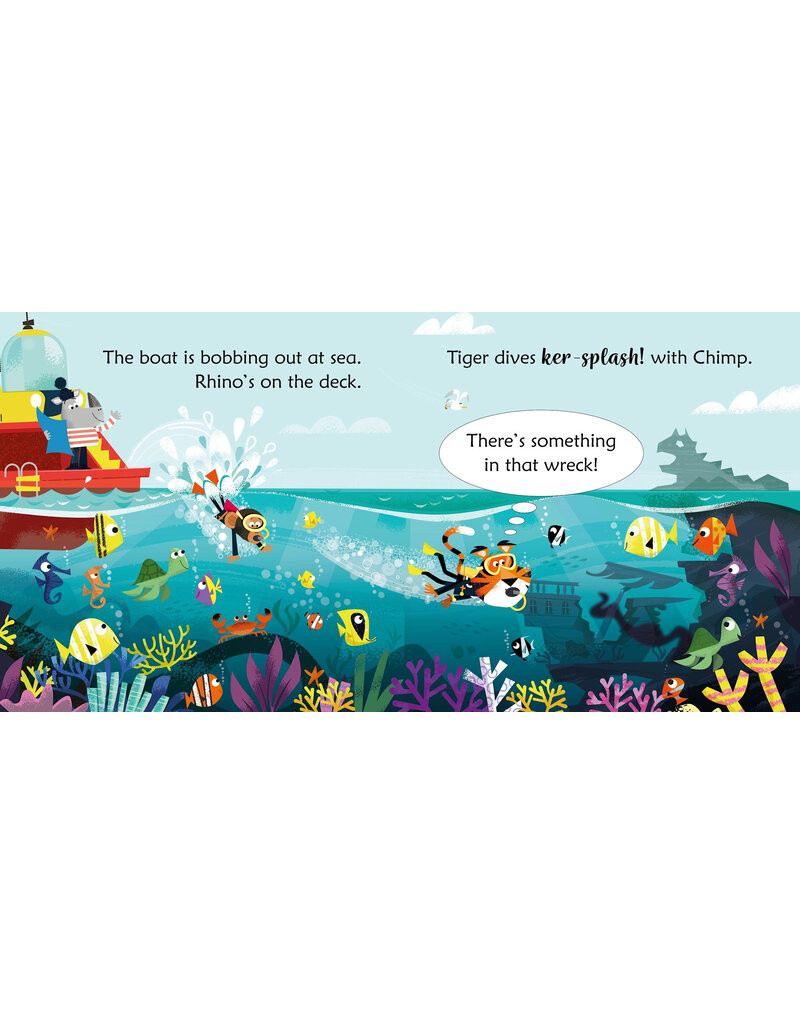 Usborne Phonic Readers: Tiger Deep-Sea Diver